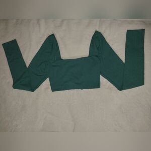 Susana monaco long sleeve Crop top